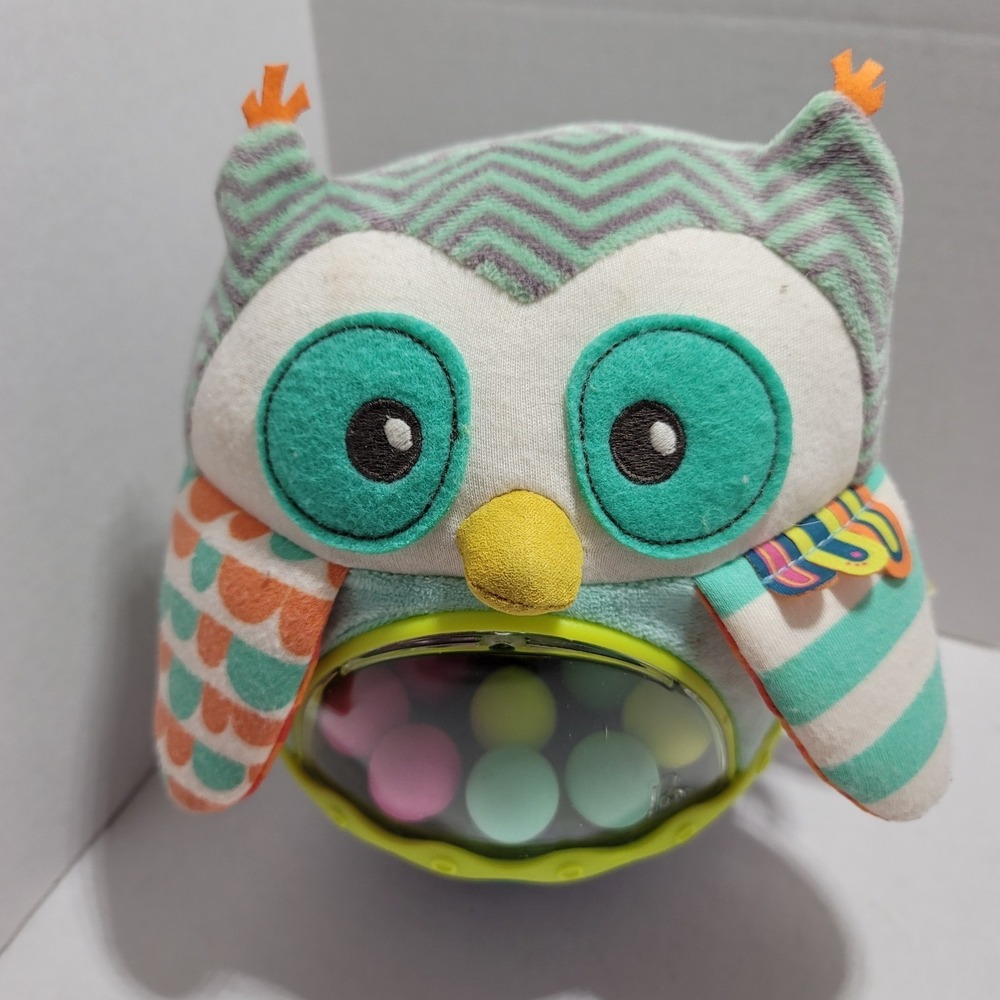 B. Toys "Owl Be Back" Roly‎ Poly Musical Baby Toy Gift W/ Lights & Sound